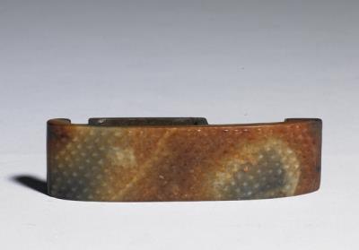 图片[3]-Jade scabbard slide with knob pattern, Yuan to Ming dynasty (1271-1644)-China Archive